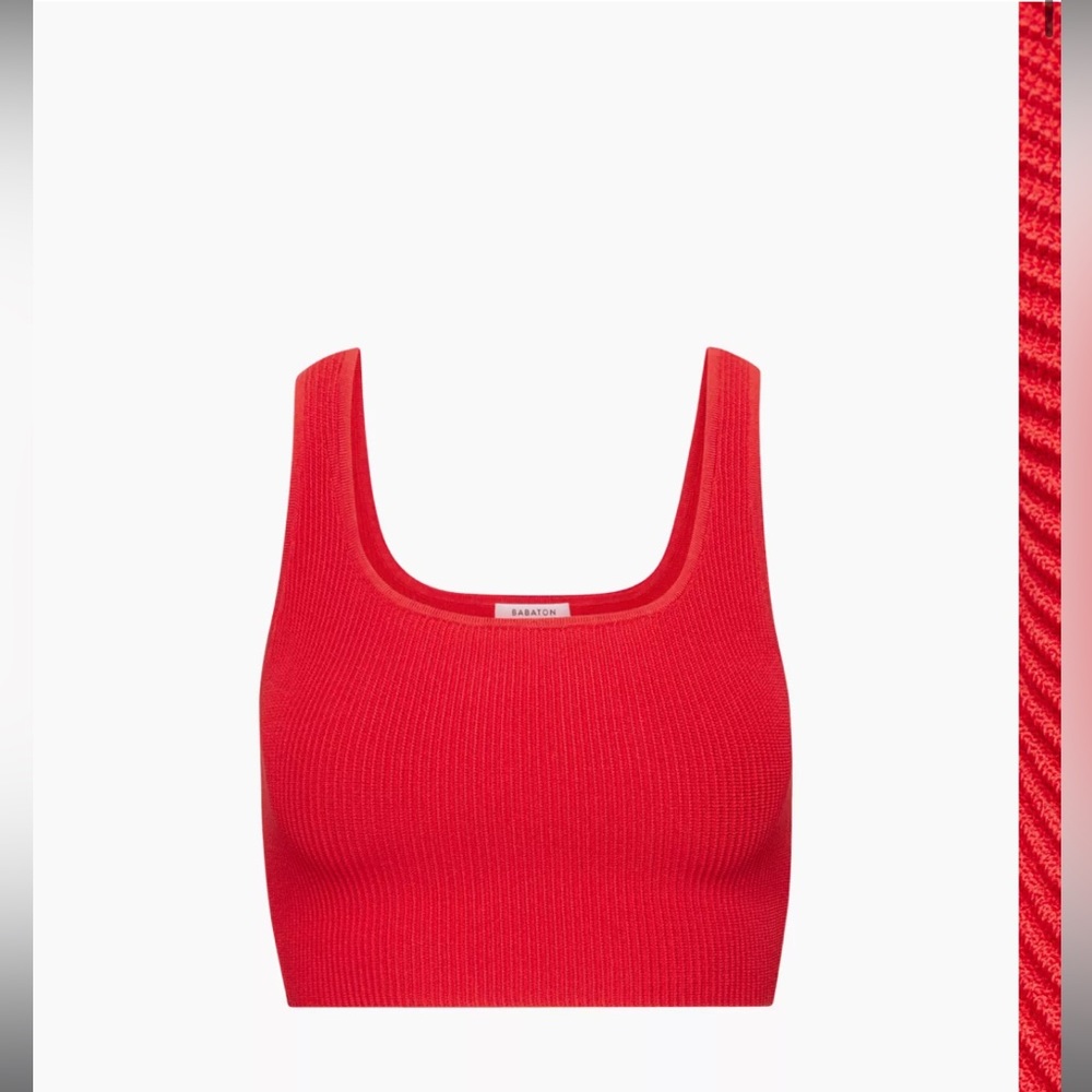 Aritzia sculpt knit top